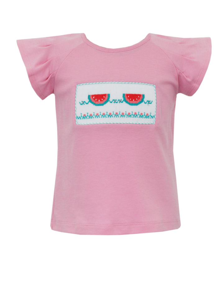 Watermelon Smocked Shirt Set