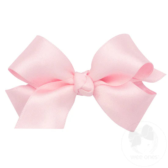 Mini French Satin Hair Bow