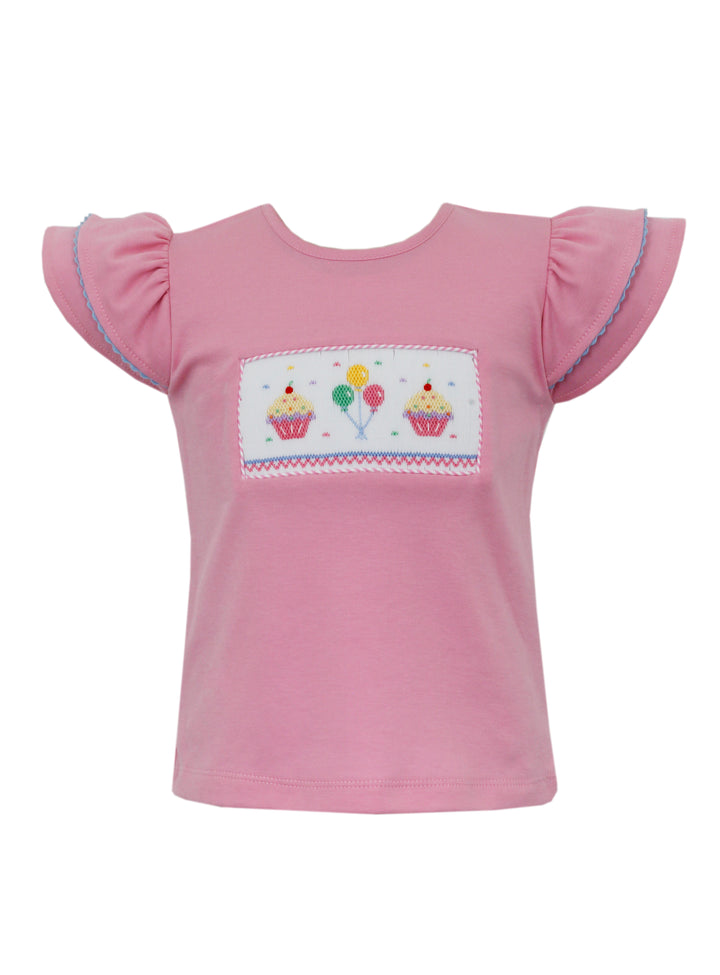 Birthday Girl Smocked Tee Set