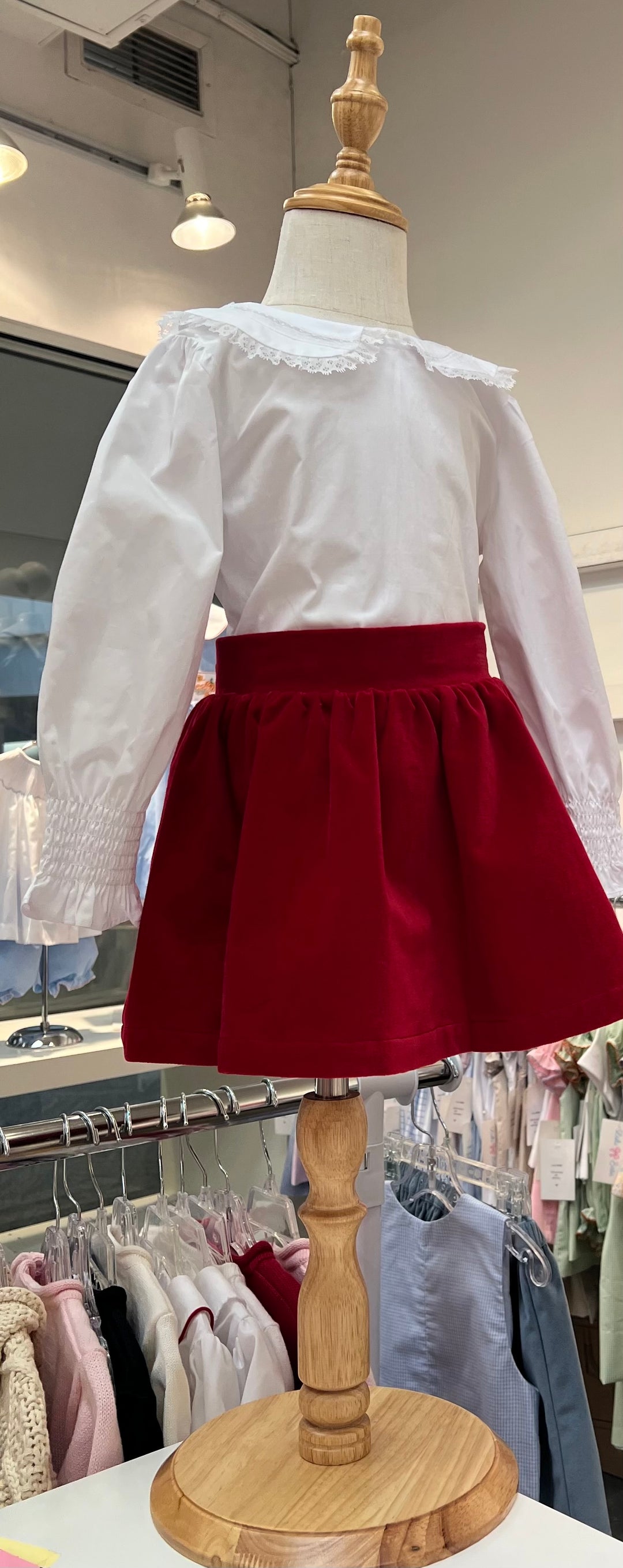 Sofie Skirt Red Velvet