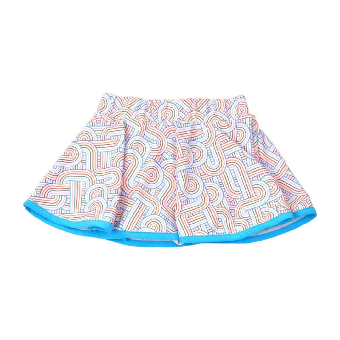 Swirls Prinf Skort