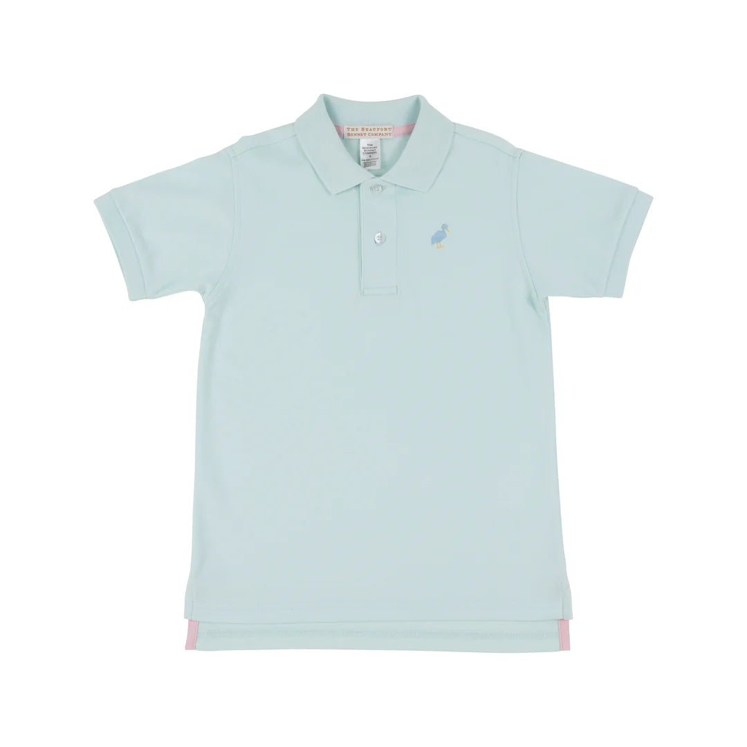 Prim & Proper Polo-Sea Island Seafoam