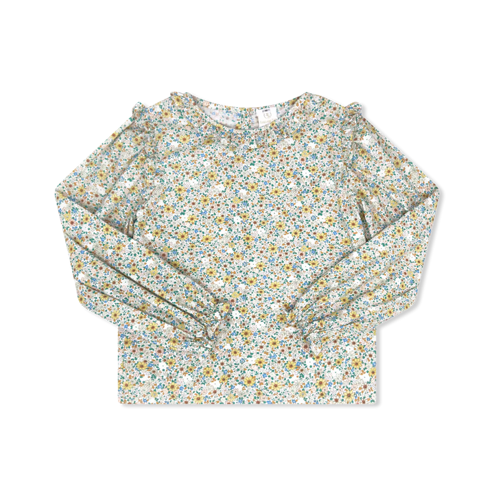 Evelyn LS Top-Tupelo Floral