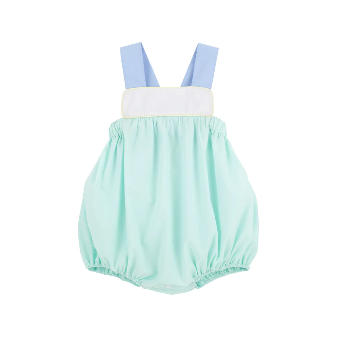 Samprey Sunsuit-Sea Island Seafoam/Beale St Blue