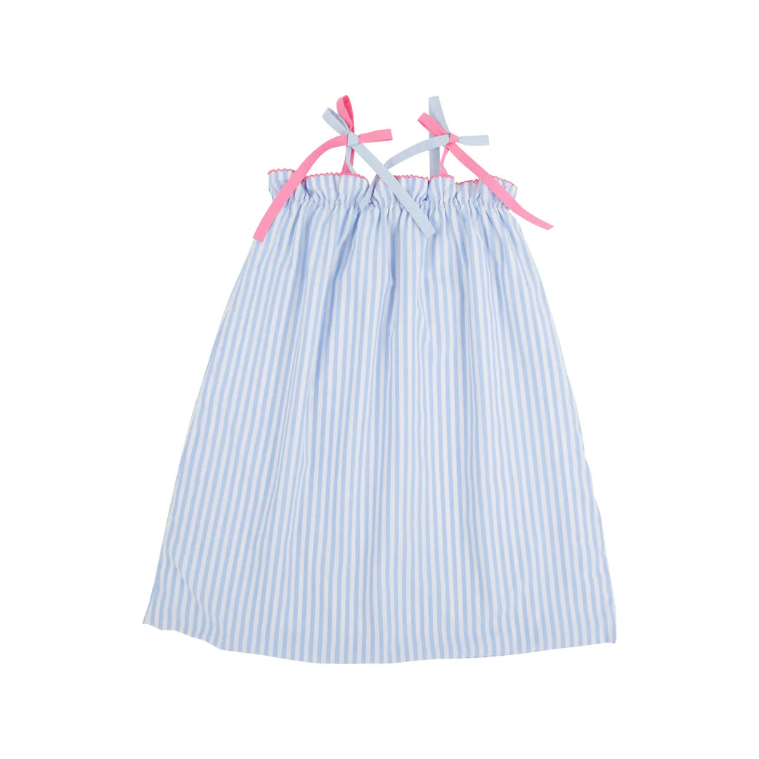 Lainey’s Little Dress-Beale St Blue Stripe