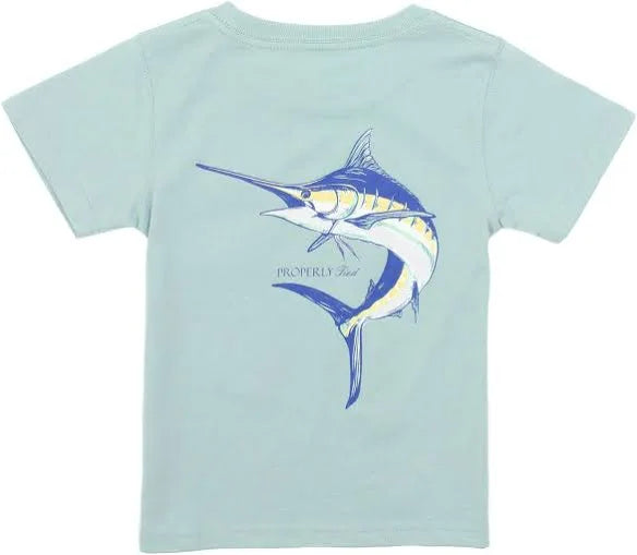 Blue Marlin SS Tee-Marine Mist