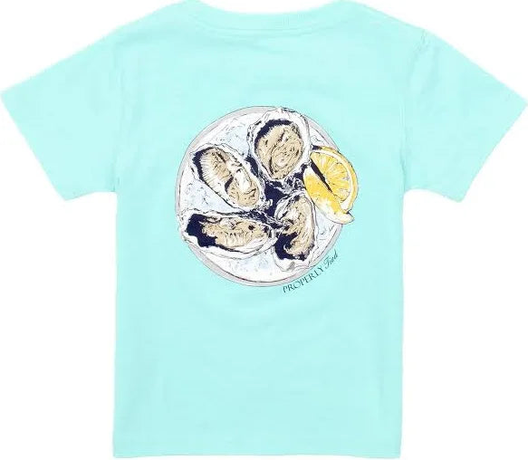 Oyster Tray SS Tee-Seafoam