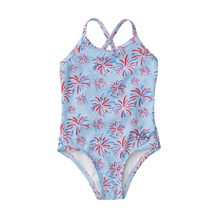 Spring Tides Swimsuit-Fireworks Print