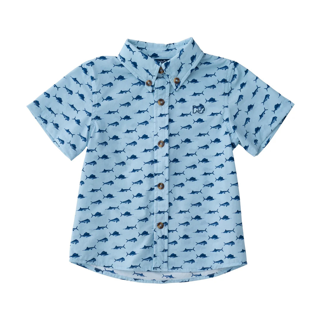 SS Fishing Shirt-Fish Print