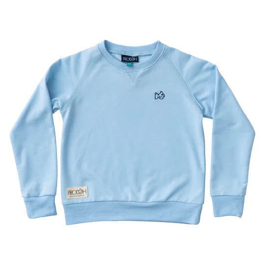 Crew Control Sweatshirt-Clear Sky Blue