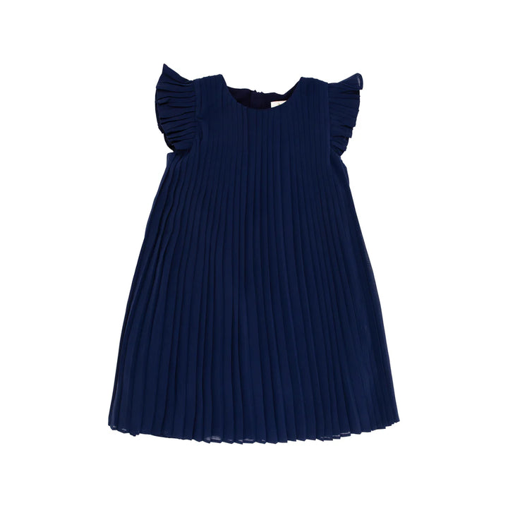 Piper Pleated Dress Nantucket Navy