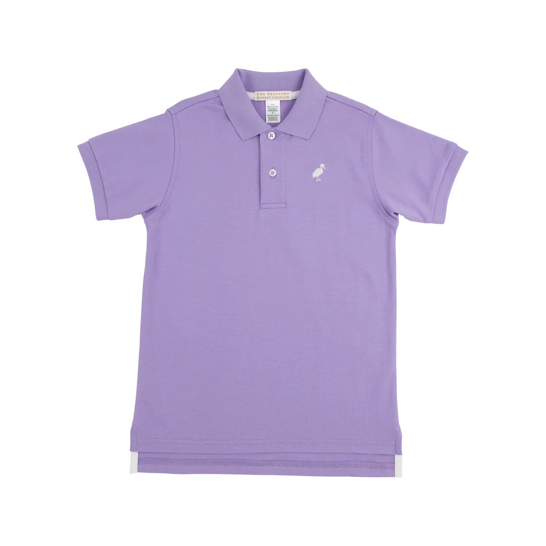 Prim & Proper SS Polo-Palisades Purple