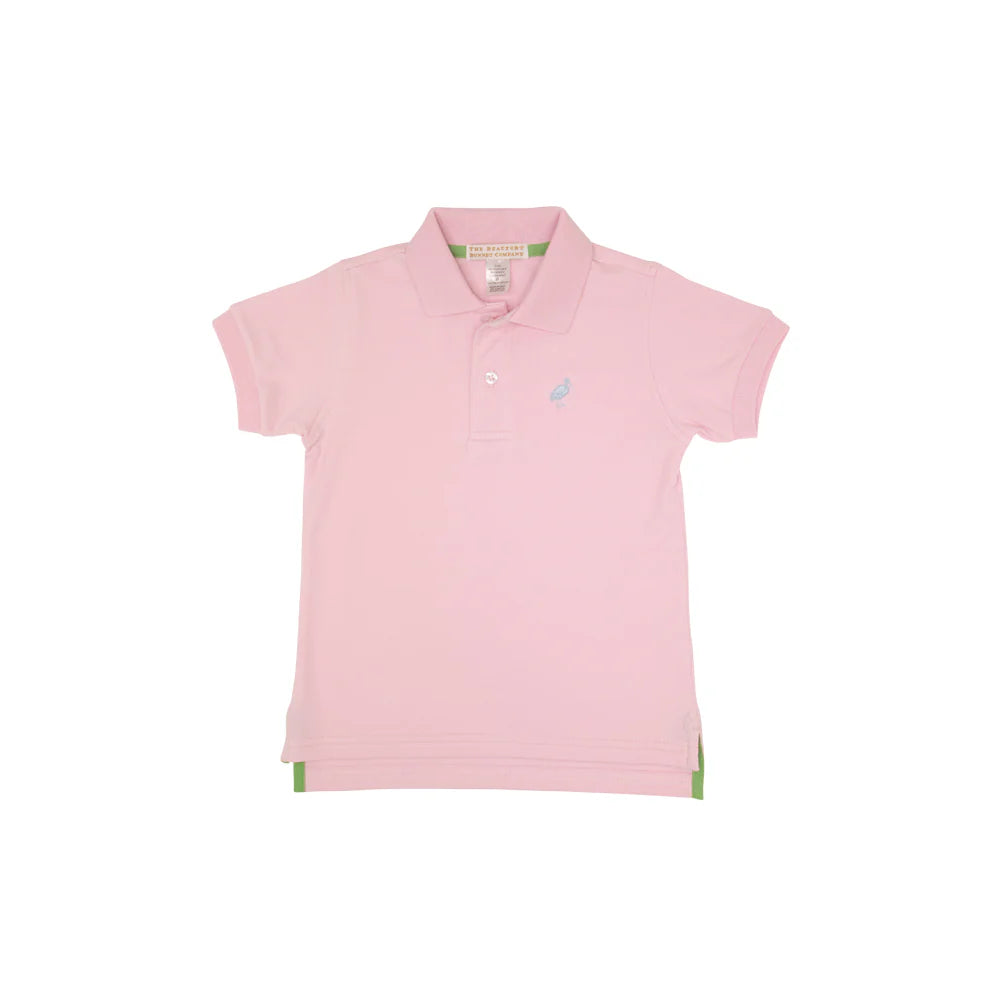 Prim & Proper Polo-Palm Beach Pink