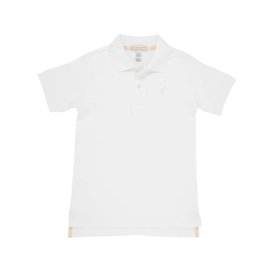 Prim & Proper Polo-Worth Ave White