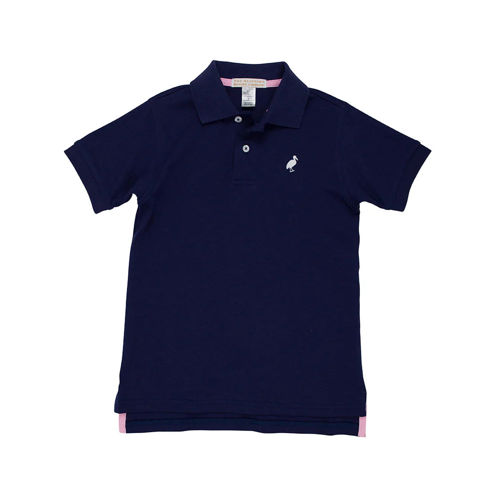 Prim & Proper Polo-Nantucket Navy