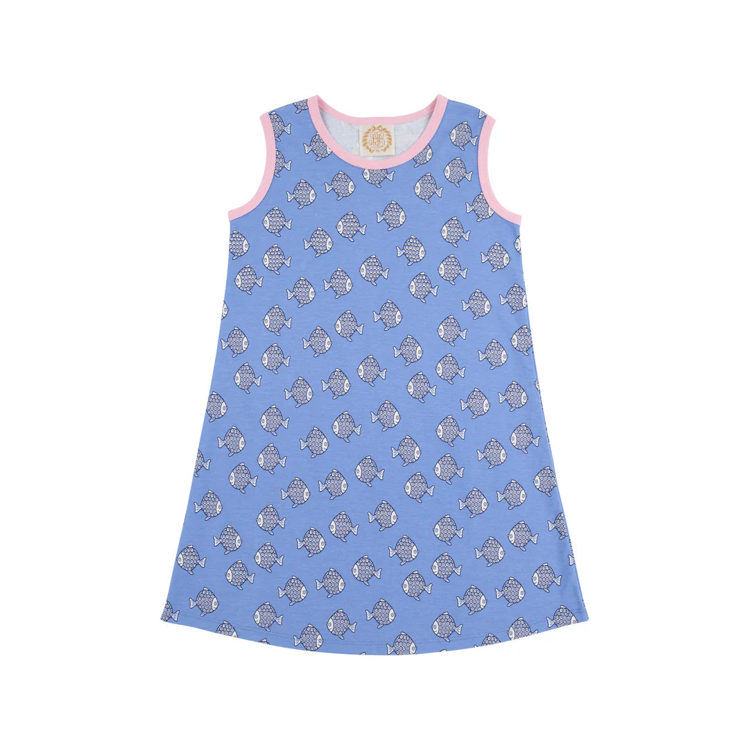 Sleeveless Polly Play Dress-Little Fishes