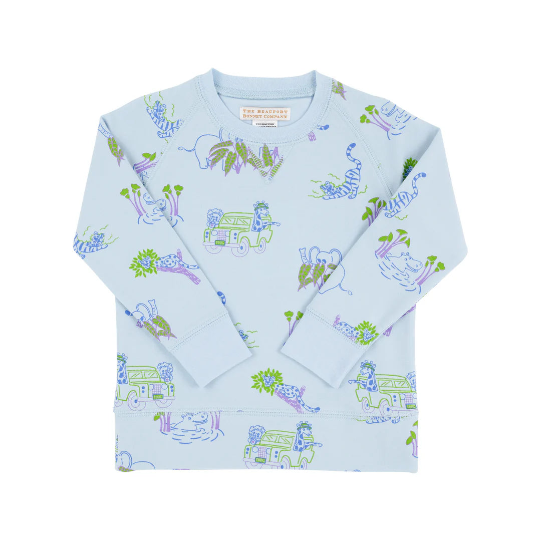 Cassidy Comfy Crewneck-Millers Silly Safari