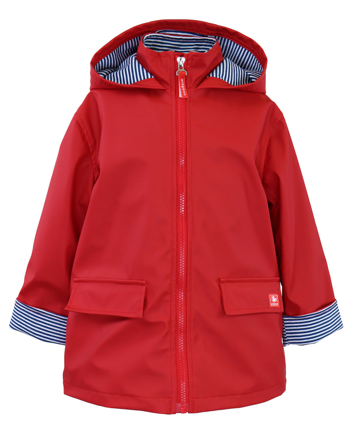 Unisex Raincoat- Lollipop Red