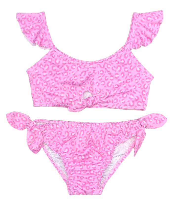 Pink Cheetah 2pc Swim